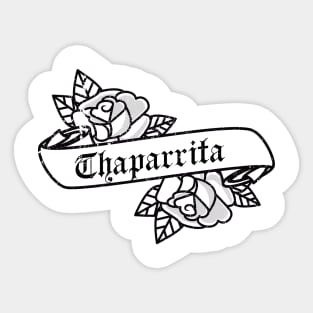 Chaparrita - vintage tattoo design Sticker